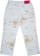 Carpet Rust Emboss Work Jeans - white - reverse