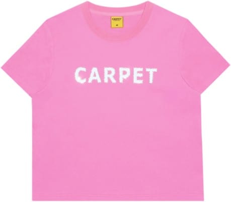 Carpet Women's Rhinestone Logo T-Shirt - pink - view large