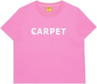 Carpet Women's Rhinestone Logo T-Shirt - pink