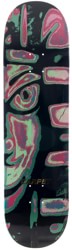 Carpet Egypt 8.5 Skateboard Deck - black/green/pink