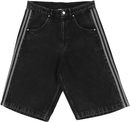 Adidas Adicolor Denim Firebird Shorts - true black denim - view large