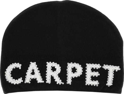 Carpet Rhinestone Skully Beanie - black - view large