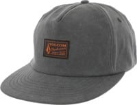 Volcom Workwear Snapback Hat - stealth