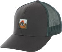 Volcom Lone Stone Pine Cheese Trucker Hat - dark pine