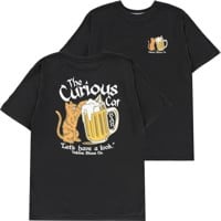 Volcom Curious Cat T-Shirt - washed black heather