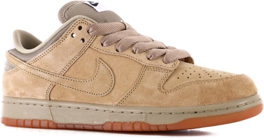 Nike SB Dunk Low Pro B Skate Shoes - parachute beige/parachute beige - view large