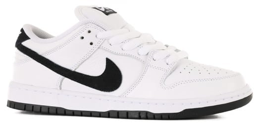 Nike SB Dunk Low Pro SB Skate Shoes - white/black-white-black - view large