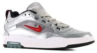 Nike SB Air Max Ishod Skate Shoes - metallic silver/varsity red