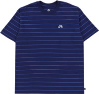 Nike SB M90 Striped T-Shirt - blue void