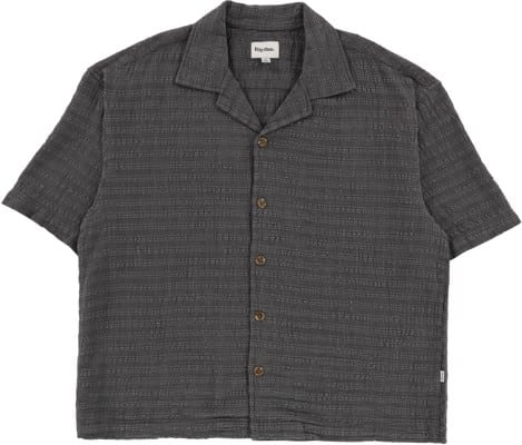 Rhythm Relaxed Texture S/S Shirt - charcoal - view large