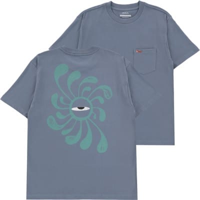 RVCA LA Eye Swirl Pocket T-Shirt - vintage navy - view large