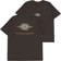 Rhythm Flame Printed Vintage T-Shirt - black