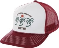 Rhythm Trees Trucker Hat - merlot