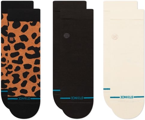 Stance Women's Animaniac Quarter 3-Pack Socks - black - view large