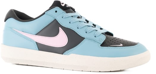 Nike SB Force 58 PRM L Skate Shoes - denim turquoise/pink foam-dark smoke grey - view large