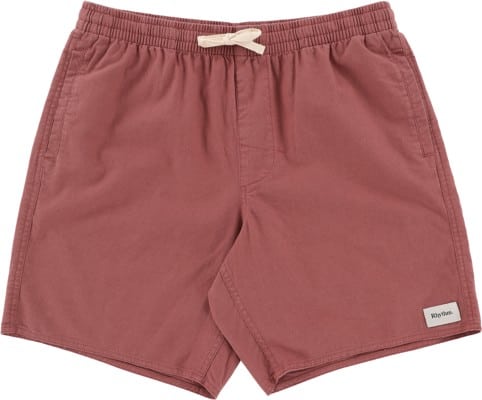 Rhythm Classic Linen Jam Shorts - merlot - view large