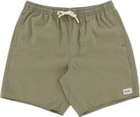 Rhythm Classic Linen Jam Shorts - olive