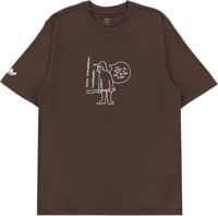 Adidas Shmoofoil Out Of The Park T-Shirt - dark brown/core white