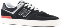 New Balance Numeric 574V Skate Shoes - black/grey/red