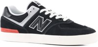 New Balance Numeric 574V Wide Skate Shoes - black/grey/red