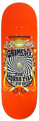 Anti-Hero Grimplestix Litho 10.0 Horse Pill Shape Skateboard Deck - black - view large