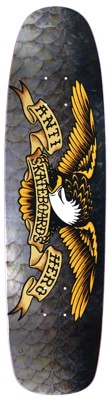 Anti-Hero Shaped Eagle 8.36 Sardine Shape Skateboard Deck - sardine - view large