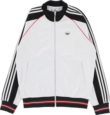 Adidas Tyshawn Track Jacket - white/shadow red/preloved red - view large