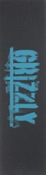 Grizzly Burn Out Graphic Skateboard Grip Tape - blue