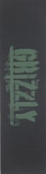 Grizzly Burn Out Graphic Skateboard Grip Tape - green