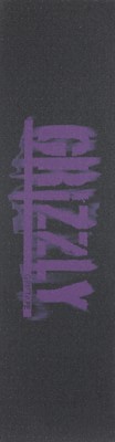 Grizzly Burn Out Graphic Skateboard Grip Tape - purple - view large