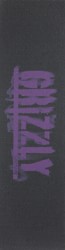 Grizzly Burn Out Graphic Skateboard Grip Tape - purple