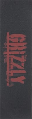 Grizzly Burn Out Graphic Skateboard Grip Tape - red - view large