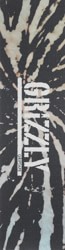 Grizzly Tie Dye Stamp Print Skateboard Grip Tape - bleached