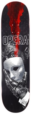 Opera Trey Unmasked 8.25 Skateboard Deck - black/red - view large