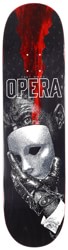 Opera Trey Unmasked 8.25 Skateboard Deck - black/red