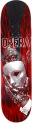 Opera Trey Unmasked 8.25 Skateboard Deck - red/black