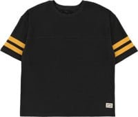 Brixton Vintage Football Mesh Jersey - washed black/ray flower