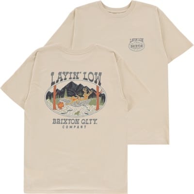 Brixton Layin' Low T-Shirt - cream - view large