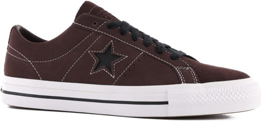 Converse One Star Pro Skate Shoes - rugged brown/black/white - view large