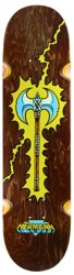 Real Hermann Stene Battle Axe 8.25 Wheel Wells Skateboard Deck - brown