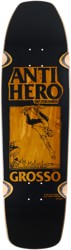 Anti-Hero Grosso Handplant SSD '25 9.25 Skateboard Deck - black/brown