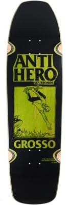 Anti-Hero Grosso Handplant SSD '25 9.25 Skateboard Deck - black/green - view large