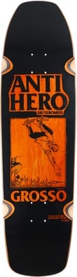 Anti-Hero Grosso Handplant SSD '25 9.25 Skateboard Deck - black/orange - view large