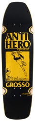 Anti-Hero Grosso Handplant SSD '25 9.25 Skateboard Deck - black/yellow