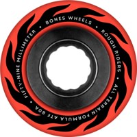 Bones ATF Rough Riders Cruiser Skateboard Wheels - eternal flame red (80a)