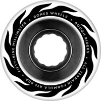 Bones ATF Rough Riders Cruiser Skateboard Wheels - eternal flame white (80a)