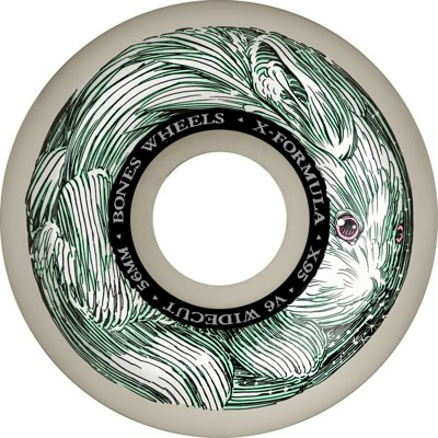 Bones X-Formula V6 Wide-Cut Skateboard Wheels - view large