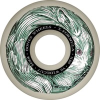 Bones X-Formula V6 Wide-Cut Skateboard Wheels - money bunny (95a)