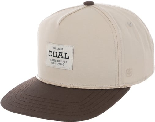 Coal Uniform Cap Snapback Hat - khaki/brown - view large