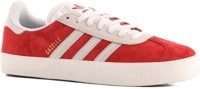 Adidas Gazelle ADV Skate Shoes - scarlet/chalk white/gold metallic